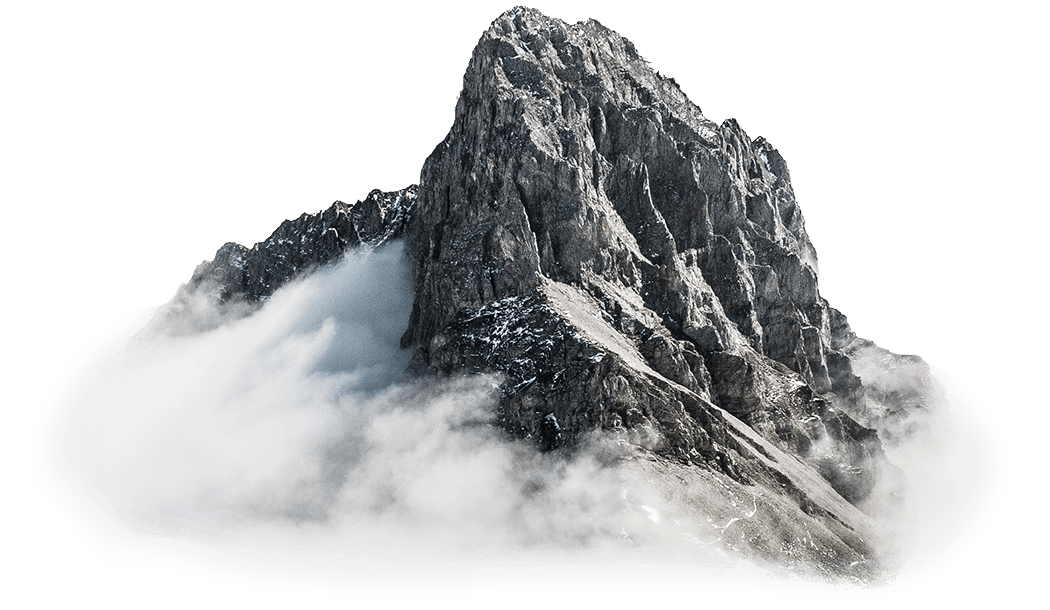 Mountain peak symbolizing the strength of rock/flow — accounting firm and tax advisory